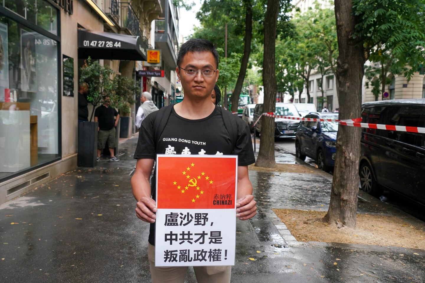 Chinese dissidents in exile stage sporadic Olympic rights protests in ...