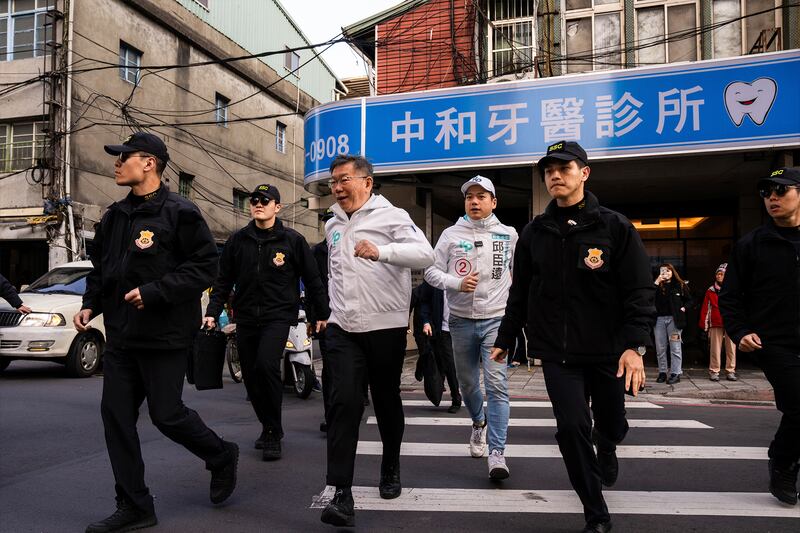 柯文哲2024年代表民眾黨參選台灣總統,得票369萬票落敗。(美聯社資料圖片)