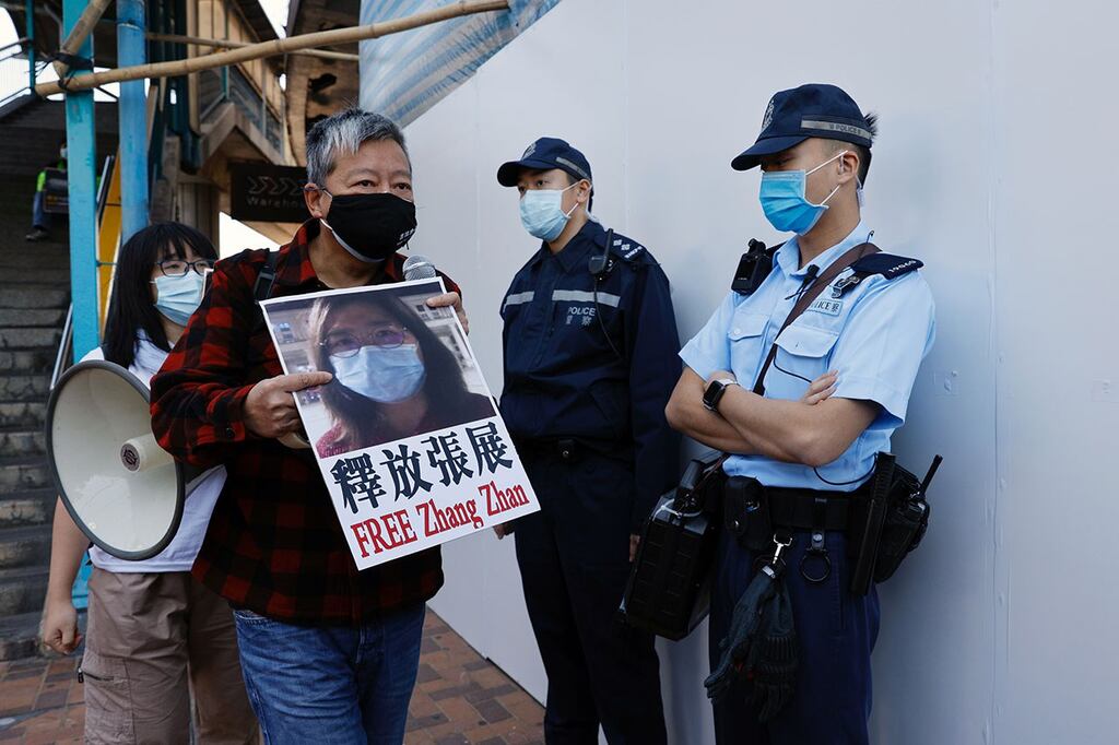 张展确认再度被拘留 家属疑受压力不敢发声 – 普通话主页