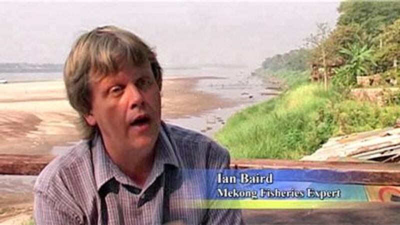 Ian Baird, nhà hoạt động môi sinh, sống nhiều năm trên đất Lào và là chuyên gia bảo vệ nguồn cá sông Mekong. (Nguồn: Tom Fawthrop)