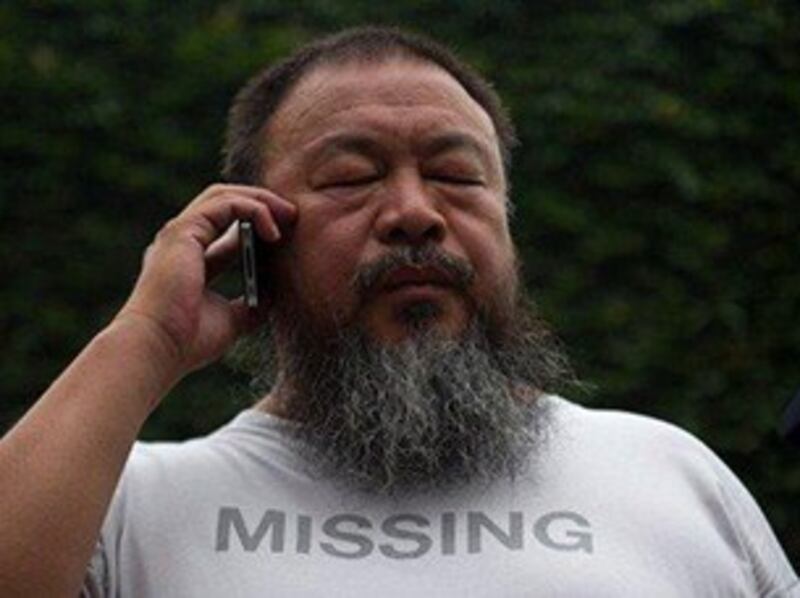 图片:维权艺术家艾未未。(法新社)