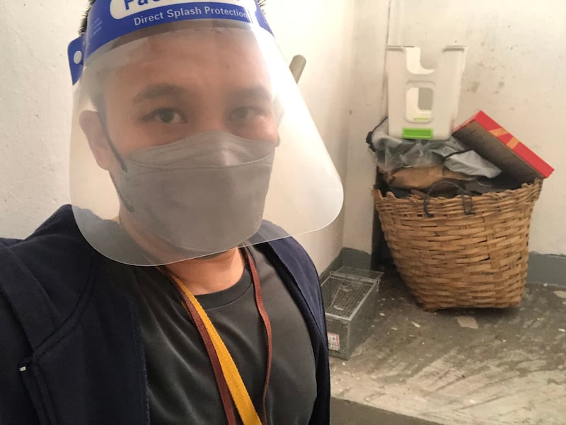 深水埗區議員李庭豐認為,港府現時刻意忽略區議會如同「自斬手腳」。(受訪者提供)