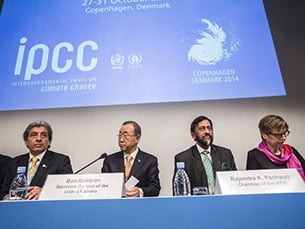 덴마크에서 열린 기후변화에 관한 정부간 협의체 IPCC 총회 모습.