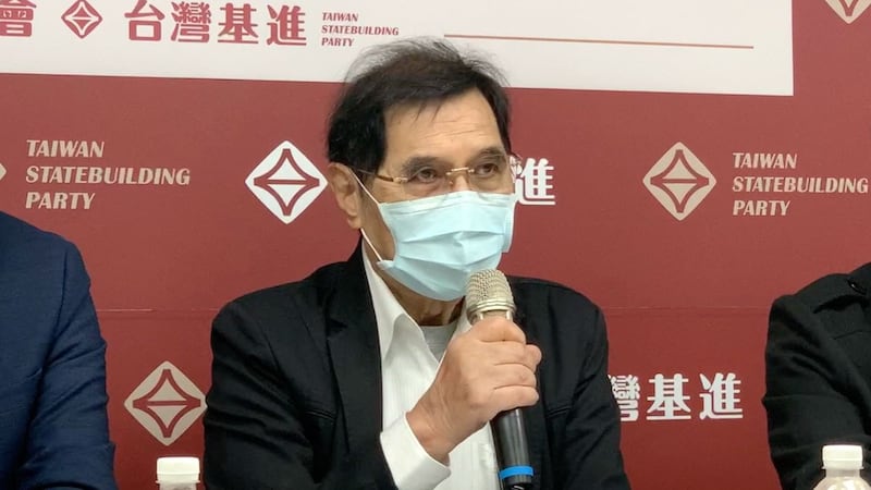 台湾独立建国联盟主席陈南天。(记者夏小华摄)