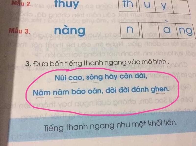 Ảnh minh họa. Một nội dung trong SGK tiếng Việt lớp 1 bị công luận chỉ trích.