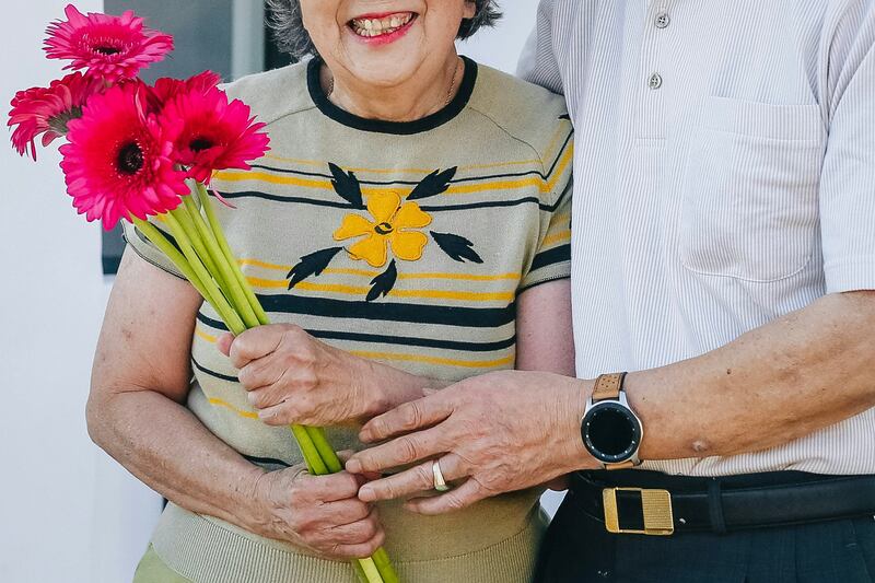A stock image of an elderly couple.