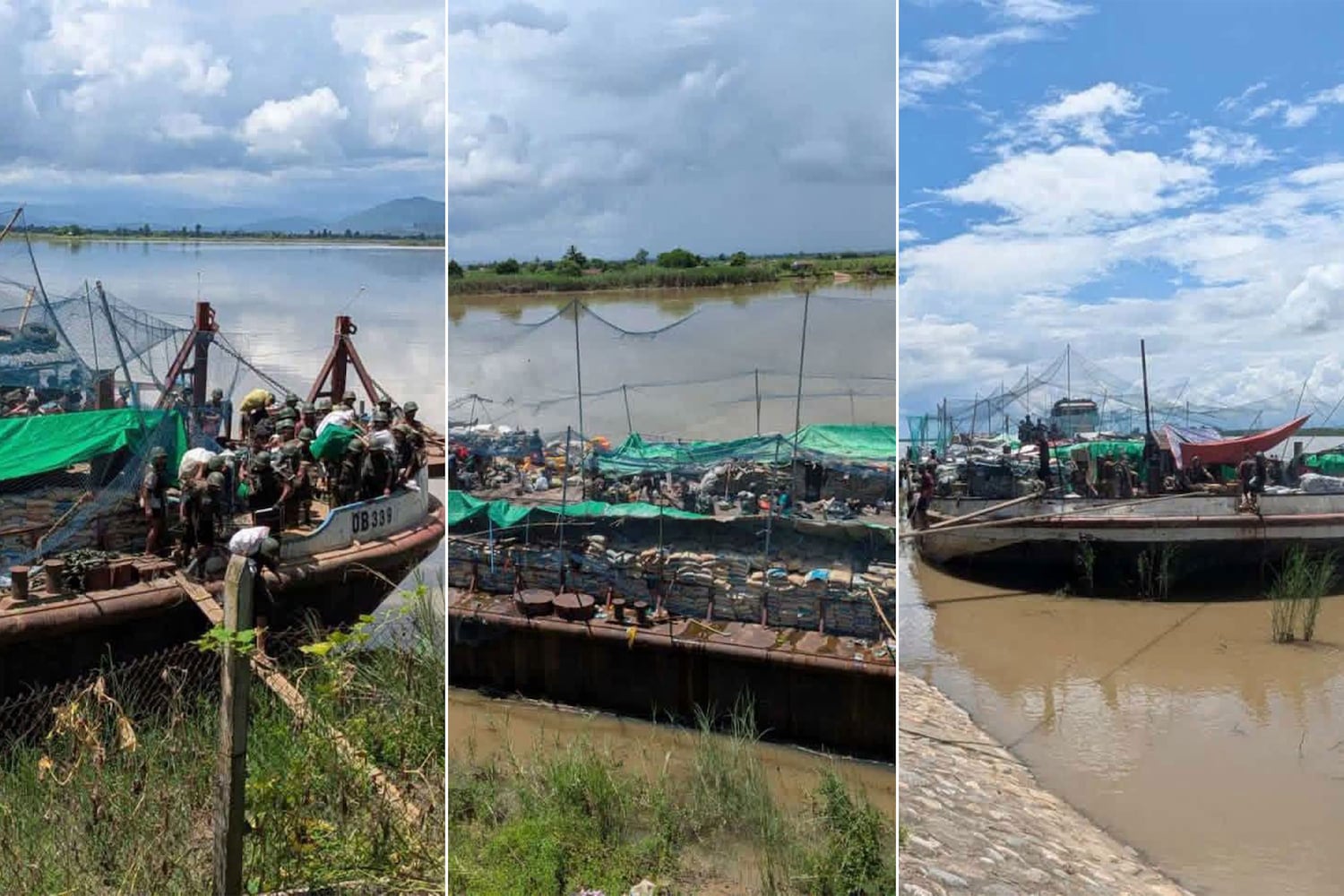 အာဏာသိမ်းစစ်တပ်ရဲ့ ရေကြောင်းစစ်ကူနဲ့ ဗန်းမော်စစ်ရေး တင်းမာနေ