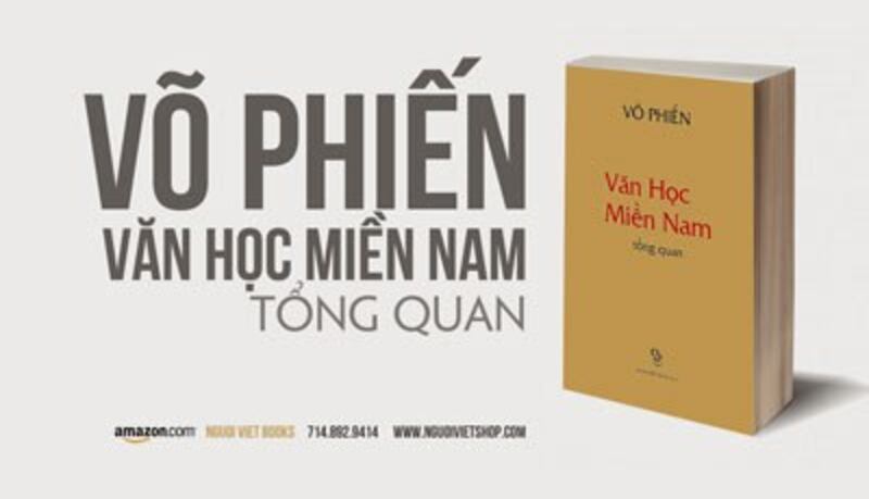 Sách Văn học Miền Nam tổng quan của Võ Phiến. Courtesy Người Việt Books.