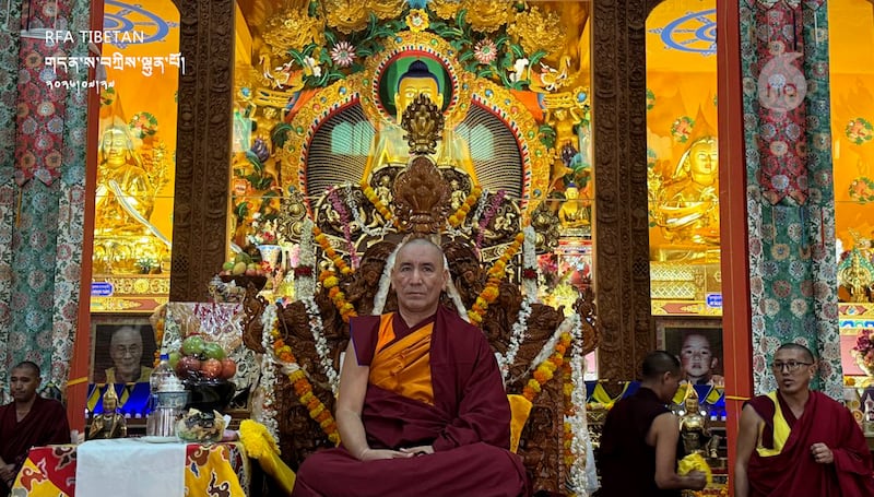 ལ་དྭགས་ཟངས་དཀར་ནས་ཡིན་པའི་དཀའ་ཆེན་བློ་བཟང་ཤེས་རབ་མཆོག་བཀྲིས་ལྷུན་པོའི་མཁན་ཐོག་དྲུག་པར་ཁྲི་འདོན་ཞུས་པ། ༢༠༢༦།༠༧།༢༧