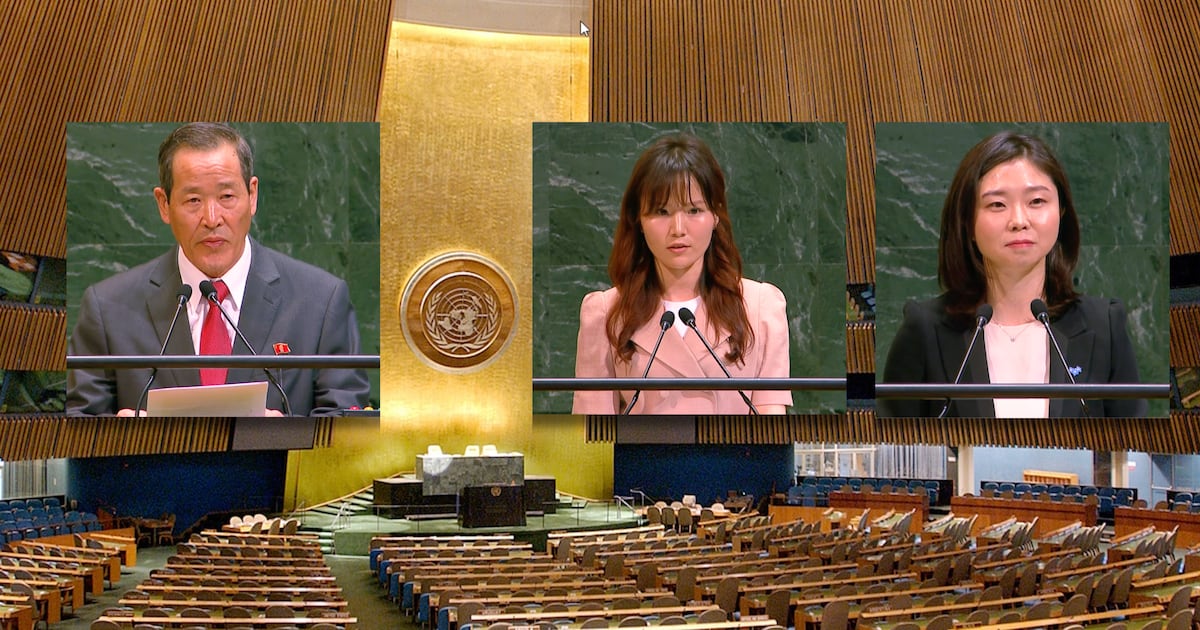 Nordkoreanische Flüchtlinge sprechen in der UN -Generalversammlung und ziehen Ärger aus Pjöngjang an Nordkoreanische Flüchtlinge sprechen in der UN -Generalversammlung und ziehen Ärger aus Pjöngjang an