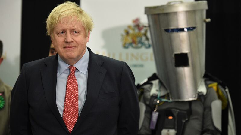 英国首相约翰逊。(法新社资料图片)