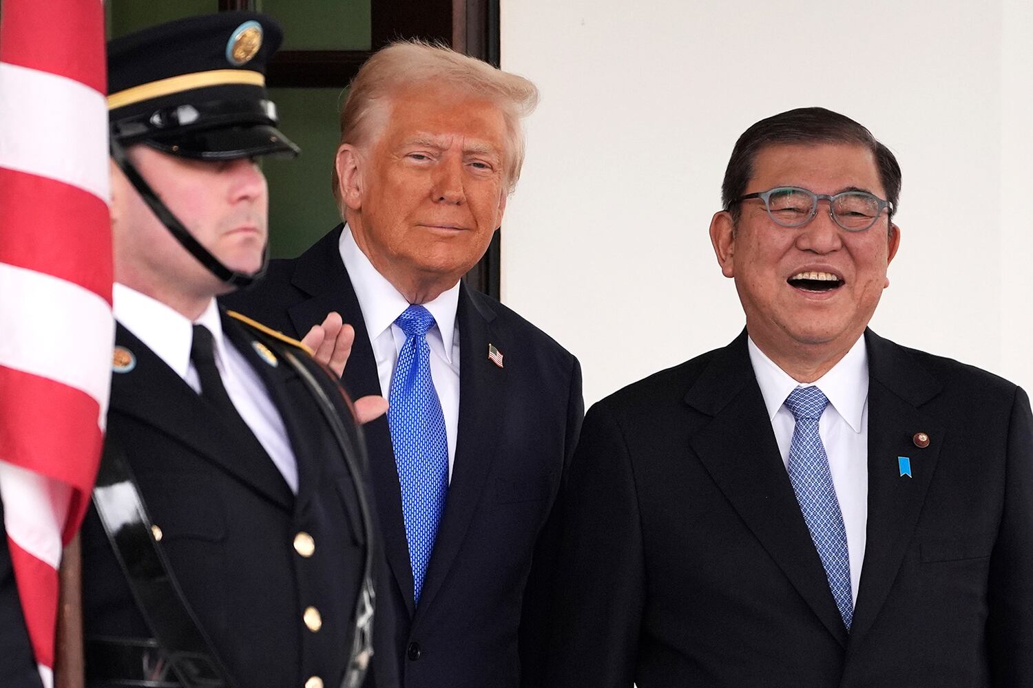 Trade dominates Trump’s talks with Japanese leader