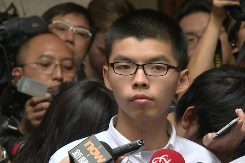黄之锋认串谋勾结外国势力罪 面临加刑
