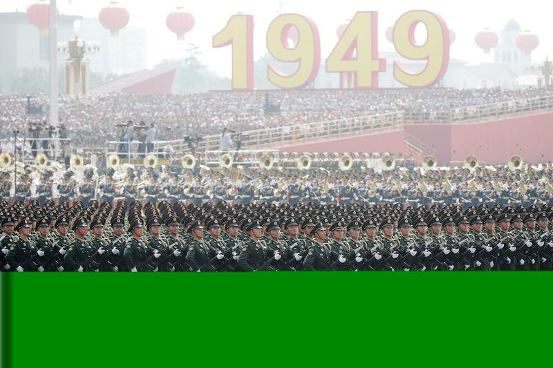 Hình minh hoạ. Duyệt binh kỷ niệm 70 năm quốc khánh TQ ở Bắc Kinh hôm 1/10/2019