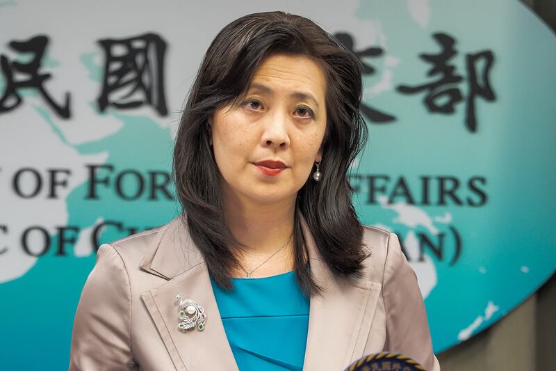 外交部發言人歐江安:台灣參與「我們的海洋大會」層級重大提升。(鍾廣政 攝)