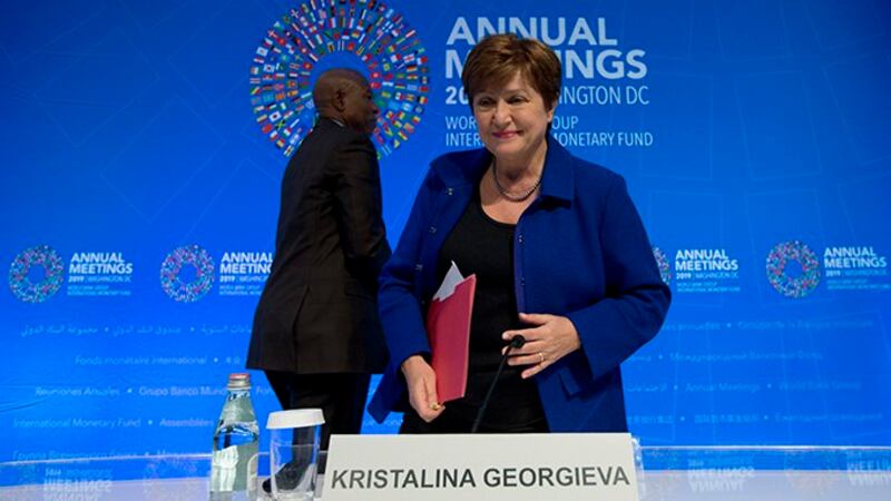 国际货币基金组织总裁克里斯塔利娜·格奥尔基耶娃 （Kristalina Georgieva）（美联社）