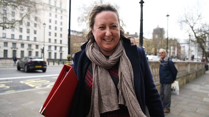 英国国际发展大臣特雷维莱(Anne-Marie Trevelyan)。(法新社)
