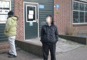 탈북자들이 거주하는 네덜란드 난민시설.