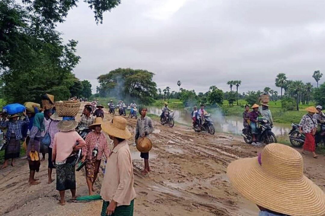 Nearly 30,000 civilians displaced by fighting in Myanmar’s heartland