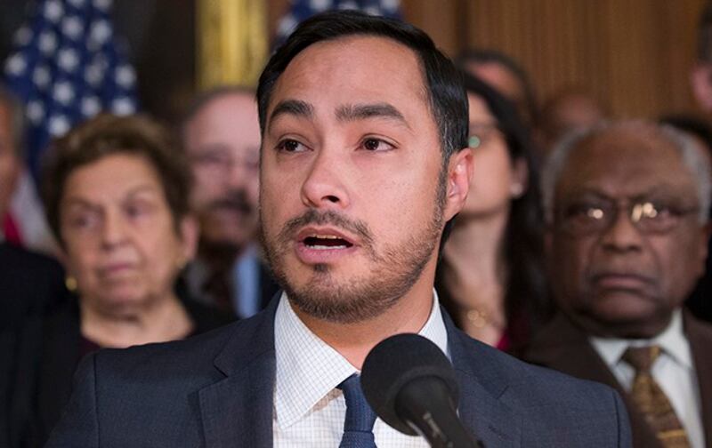 参与提出这一提案的美国联邦众议员卡斯特罗(Joaquin Castro)(美联社图片)