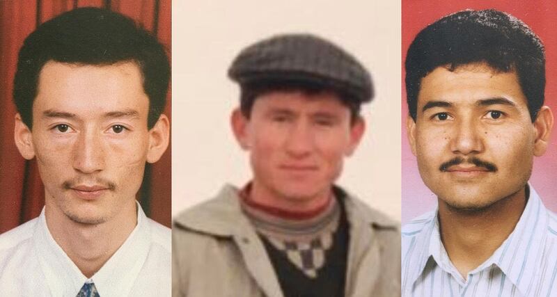 سولدىن ئوڭغا: سەدىردىن شەمسىدىن، ئابدۇرازاق شەمسىدىن، ھىممەت مۇھاممەت.