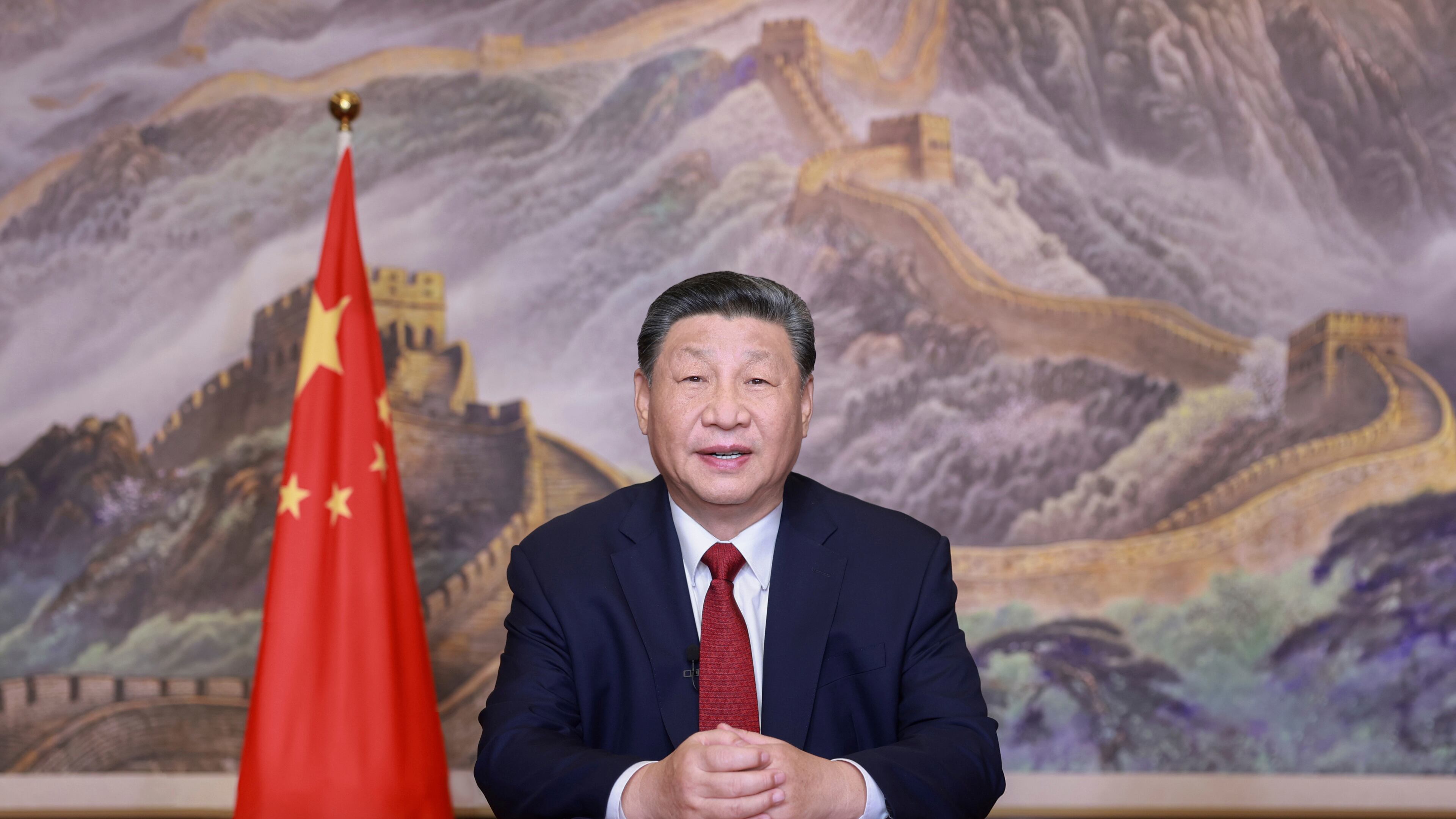 习近平在北京发表新年贺词