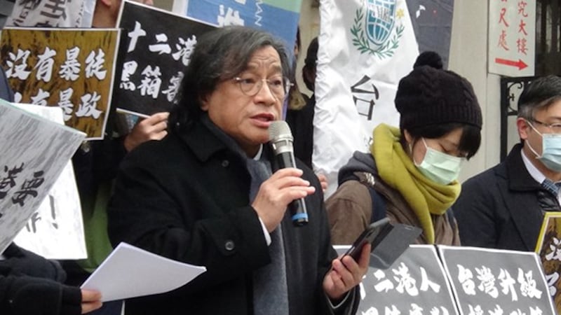 台湾中央研究院副研究员吴叡人(记者夏小华摄)