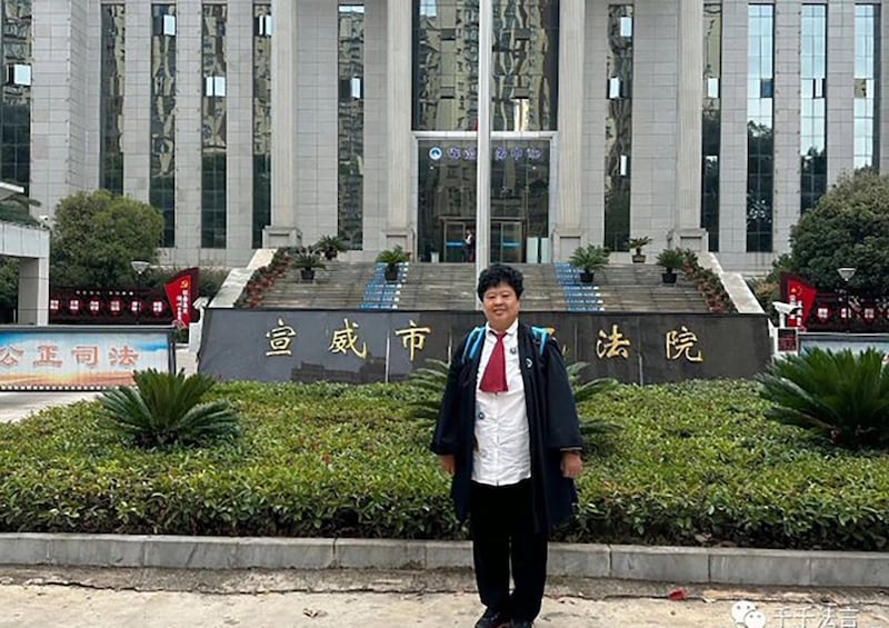 迟夙生律师曾经起诉法院侵害名誉权, 有数十律师联署发表严正声明。(X截图)