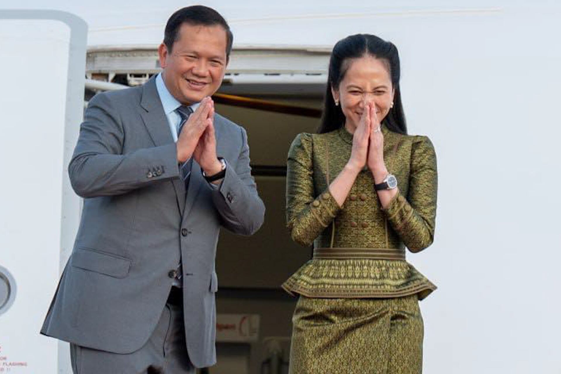 Hun Manet and his wife leave Cambodia on 08 June 2025 for Ocean conference in France.