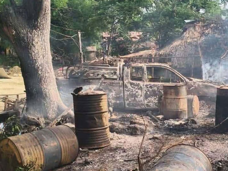 တစ်ပတ်အတွင်း စစ်တပ်လေကြောင်းတိုက်ခိုက်မှုကြောင့် ခင်ဦးမှာ အရပ်သား ခုနစ်ဦးဒဏ်ရာရ