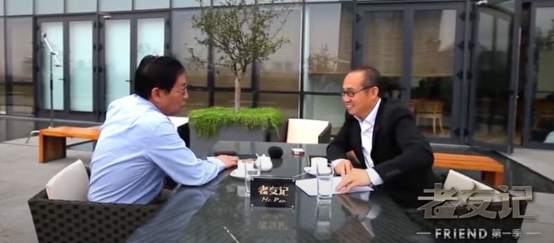 潘石屹与任志强在老友记节目畅所欲言。(截图自优酷老友记)
