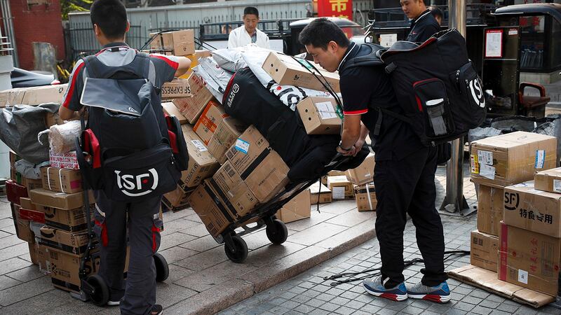 中美贸易战中国可能会损失惨重。（资料图/美联社）