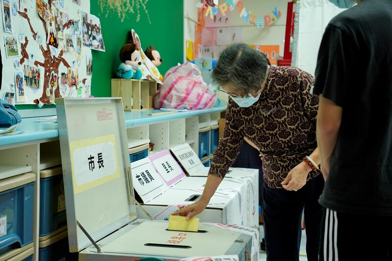 台灣「九合一選舉」投票日周六（26日）登場。（淳音 攝）