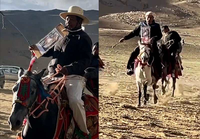 རྟ་རྒྱུག་གི་རྩེད་འགྲན་འདི་བརྒྱུད་བོད་ཀྱི་སྲོལ་རྒྱུན་གཅེས་འཛིན་བྱེད་རྒྱུ་གལ་ཆེར་མཐོང་བྱུང་ཞེས་གསུངས་པ།