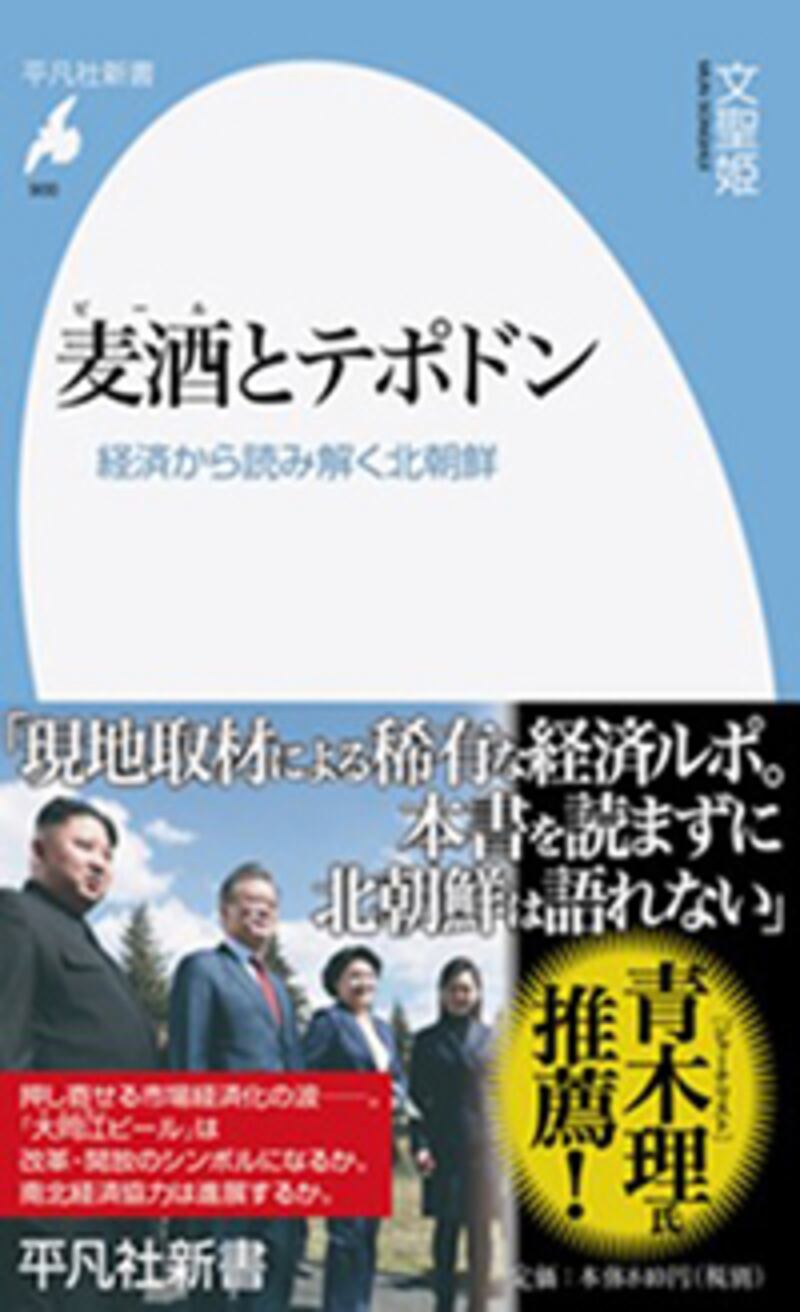 일본 출판사인 헤이본사(平凡社)에서 이 달 중순 출간된 문성희 박사의 저서 ‘맥주와 대포동' 표지. 엄격한 사회주의경제가 아니라 시장화가 촉진되는 북한의 현재 상황을 지역시장과 공장 등 경제현장과 인민생활 현장을 직접 둘러보고 그 실태를 생생하게 기록했다.