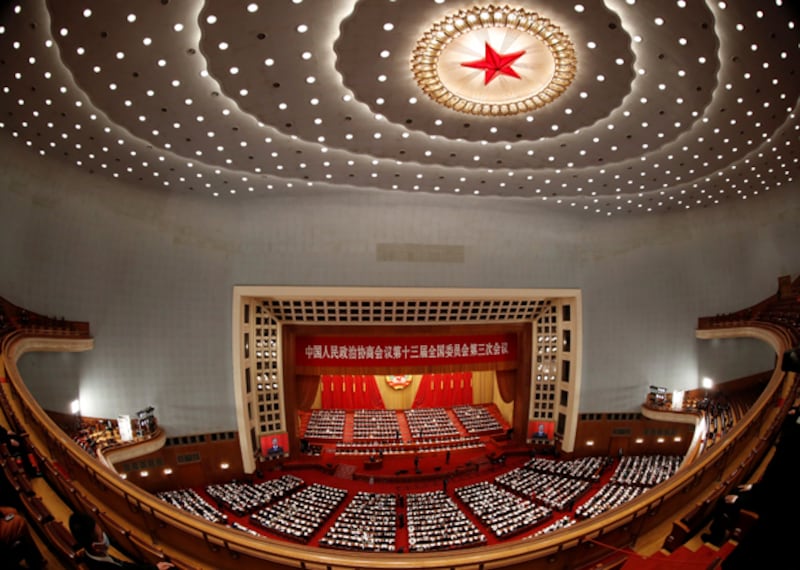 人大公布「港版國安法」議程,分析指情況較23條立法更嚴重。(路透社)