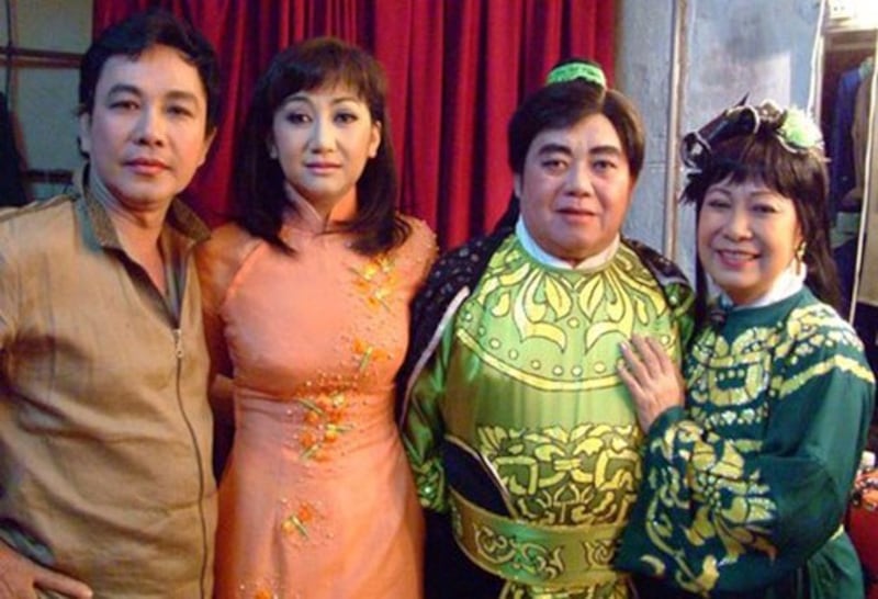 Từ trái sang: Nghệ sĩ Tuấn Thanh, Nghệ sĩ Thanh Thanh Tâm, Nghệ sĩ Thanh Hải và Nghệ sĩ Ngọc Hương trong chương trình Làn điệu phương nam trước đây.