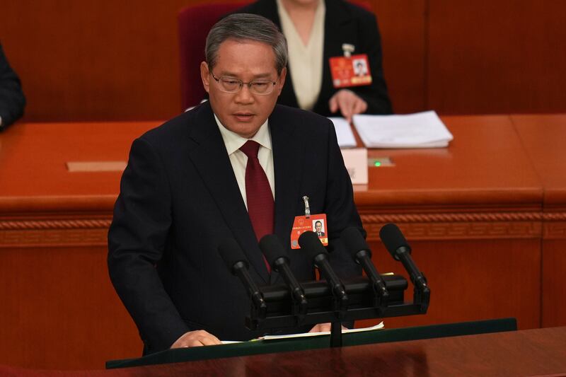 李強 人大報告