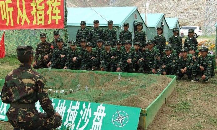 Tibetan Students Forced to Take Military Training During Summer Break