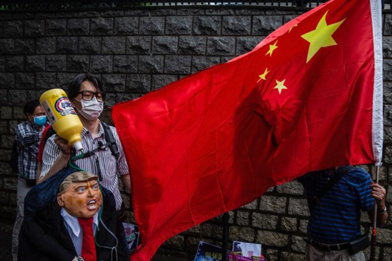 北京强推“港版国安法”的险招,令国际社会对中国不遵 守国际法规高度警戒。(法新社)
