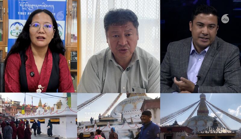 གཡོན་ནས་གཡས། བོད་ཀྱི་སྲིད་བྱུས་ཉམས་ཞིབ་ཁང་གི་ཉམས་ཞིབ་པ་བསྟན་འཛིན་ཕན་ཐོཊ་ལཊ། ཉམས་ཞིབ་ཁང་གི་འགན་འཛིན་བསྟན་འཛིན་ལེཊ་བཤད་ལཊ། བལ་ཡུལ་གྱི་གསར་འགོད་པ་གྷ་ཇེནདྲ་སྦསི་ནེཊ་ལགས།