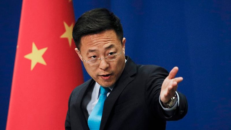 中国外交部发言人赵立坚(美联社)