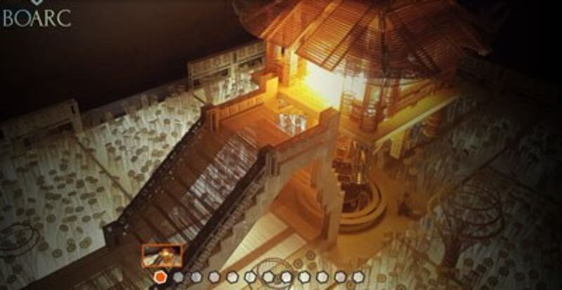 Mô hình Chùa Một Cột bằng tăm giang. Photo courtesy of songngumedia.com