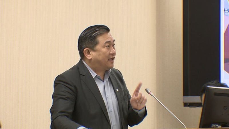 民进党立委王定宇称中国须用外部压力减压。(资料照)