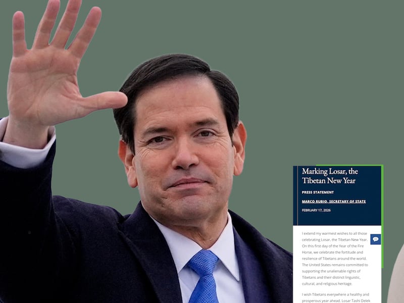 ཨ་རིའི་ཕྱི་སྲིད་དྲུང་ཆེ་མཆོག་གིས་བོད་ཀྱི་ལོ་གསར་ལ་འཚམས་འདྲི་གནང་པ།