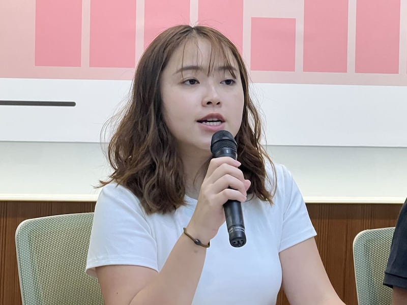 经济民主连合智库研究员欧栩韶表示，福建省青年建筑师协会是台湾团队前往中国与地方政府媒合的对口单位。(记者黄春梅摄)