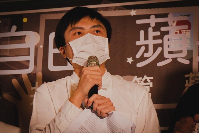 《如水》杂志编辑委员江旻谚（图）相信，港府高官集体表态是为了配合北京的“战狼外交”。（江旻谚独家提供，拍摄日期不详）