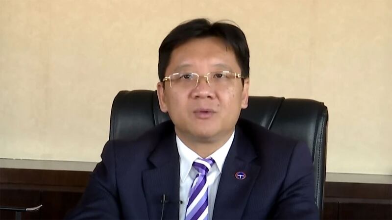 全国台湾同胞投资企业联谊会会长、上海台商协会会长李政宏。(视频截图)