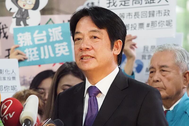 2019年11月19日,前行政院長賴清德:他主張的務實台獨,就是不必另外宣布台灣獨立。(鍾廣政 攝)