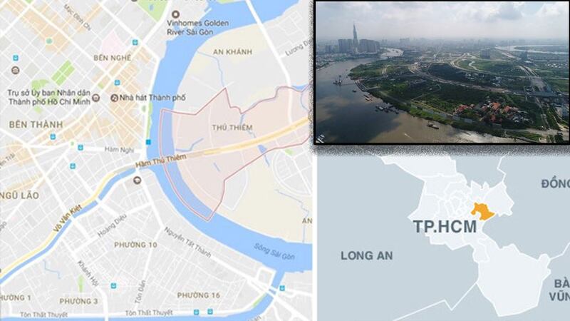 Khu đô thị mới Thủ Thiêm.